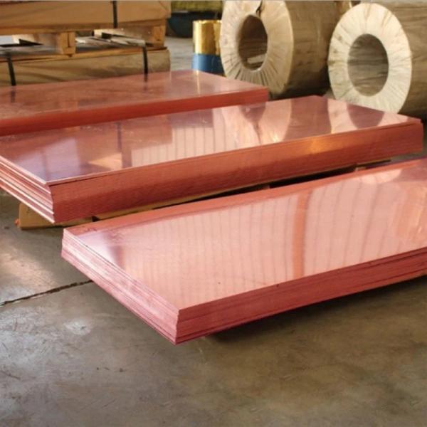 100mm-1220mm Width T2 4X8 Soft Copper Sheet with 45-50 Elongation Customized Request