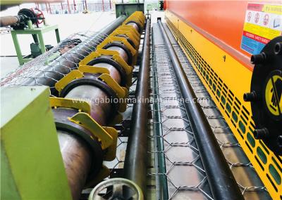 Máquina sextavada de alta velocidade da malha, máquina da rede de arame de Gabion da torção do dobro 22kw