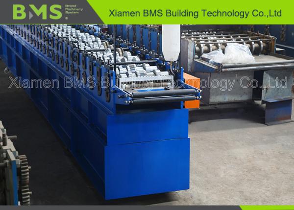 Shelf Step Beam Racking Roll Forming Machine With Saw Cutting Use For Storage