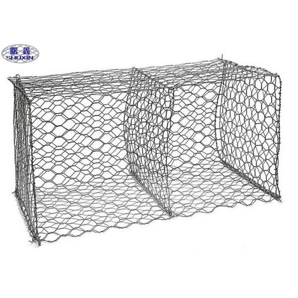 4.0mm Gabion гальванизированное проводом кладут каменные заполненные клетки в коробку для тренировки реки