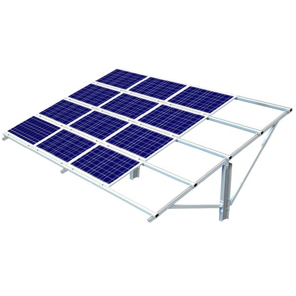 Aluminum Solar Panel Ground Mounting Systems , Ground Mount Solar Racking System