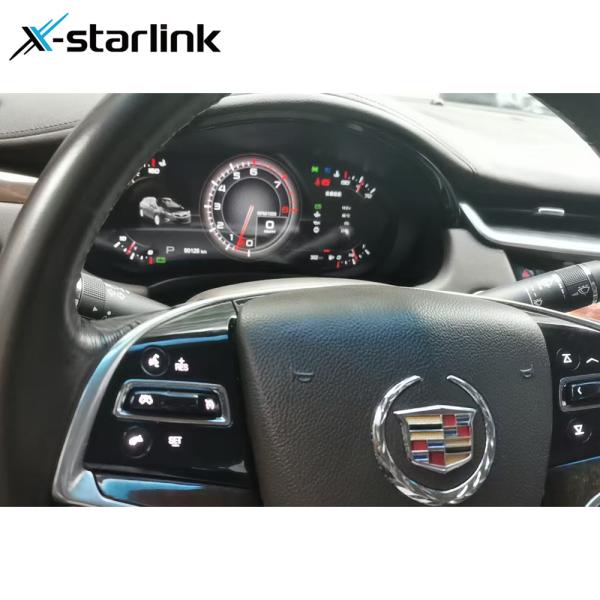 Cadillac XT5 XT6 XTS Testeur d'instruments LCD Testeurs numériques de voiture Cadastre noir GPS carplay