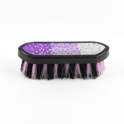 Two Head Pointed Bling Horse Grooming Products Plastic Gradient Color