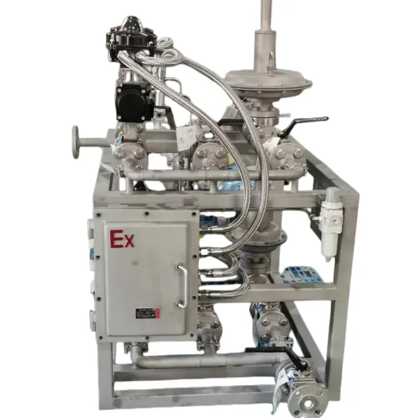 Skid Mounted Valve with 830 71753nm Actuator Torque and Carbon Steel, Chrome-Moly Steel, Stainless Steel Body Material for Pressure Reducing Valve Manifolds