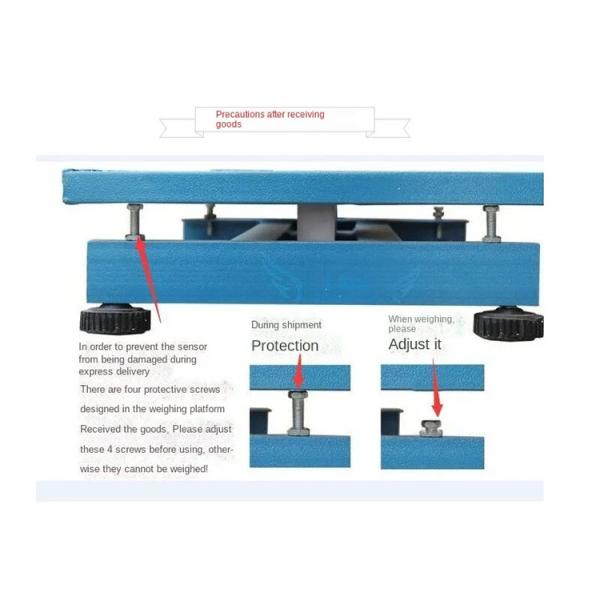 Escala de la plataforma de suministro de energía AC/DC 300 kg Capacidad Material ABS 150 kg 500 kg Balanza electrónica digital para pesaje