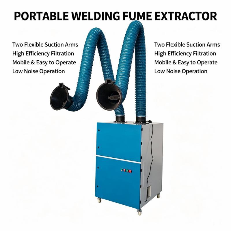 Mobile Welding Fume Extractor | Portable Welding Fume Extraction System
