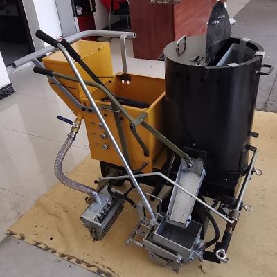 Máquina de pintura de marcação de estradas em branco