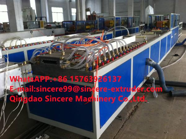 PP PE WPC Deck Terrace Plastic Profile Production Line