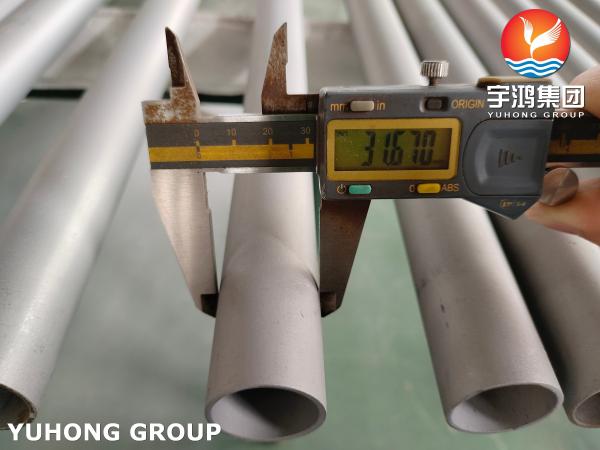 Tubo sem costura de aço inoxidável ferrítico ASTM A268 TP410 Trocador de calor