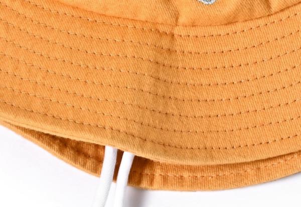Cotton Outdoor Full Embroidered Fishermen Bucket Hat With Chin Strap 55cm