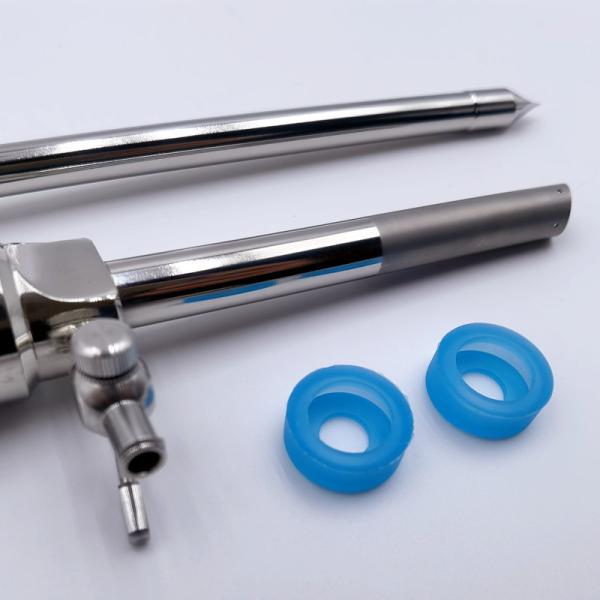Padrão de segurança GB/T18830-2009 Trocar cirúrgico de aço inoxidável 5 mm 10 mm para laparoscopia