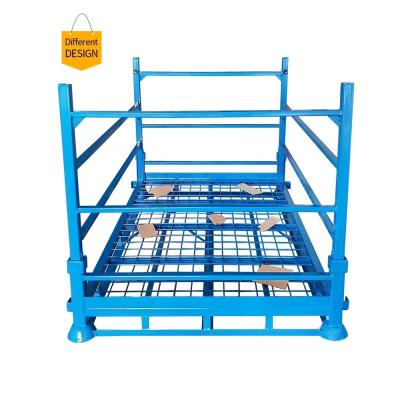 200-2000L Capacity Heavy Duty Metal Rack for Collapsible and Stackable Steel Container
