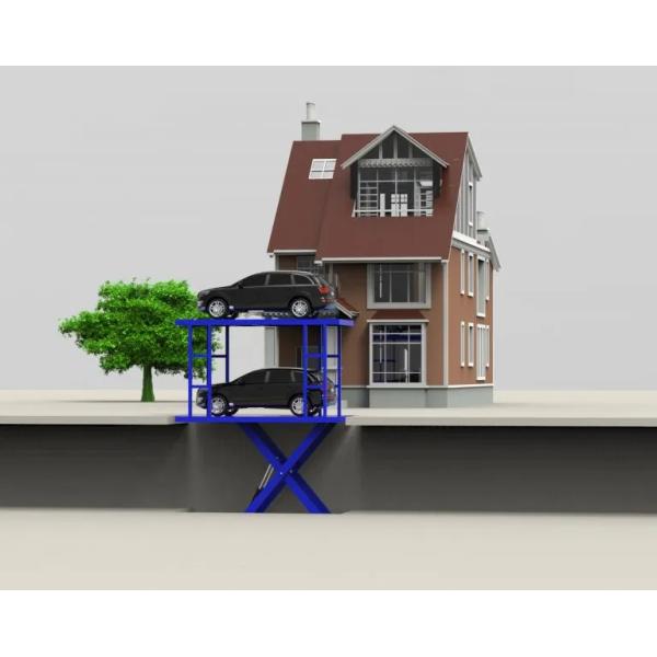 Mobile Car Scissor Lift 3m 6m Height Double Deck Mid Rise Automotive Lift