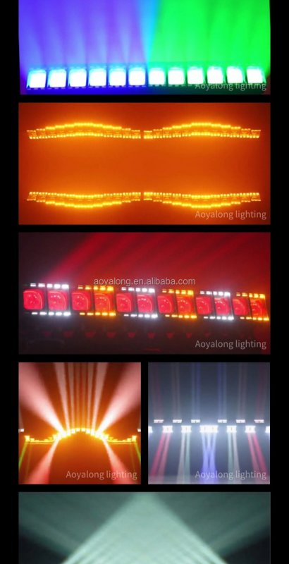Y1260Z High Power 12x60W RGBW LED Spot Moving Head With Zoom bar with Strip Moving Head Stage Light Control for Dj Disco Live