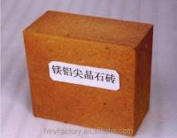 2.85 Densidade a granel Refractário de Magnésio Aluminato Spinel Bricks para fornos de cal