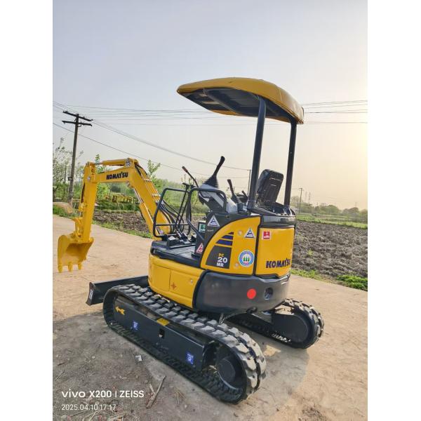 2 tonnes de certifié utilisé Komatsu PC20MR Crawler Excavator Machine presque neuve à vendre