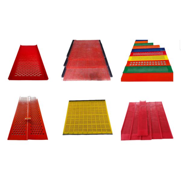 PU Mining Sieving Plate Polyurethane Vibrating Screen Mesh for Mineral Separation