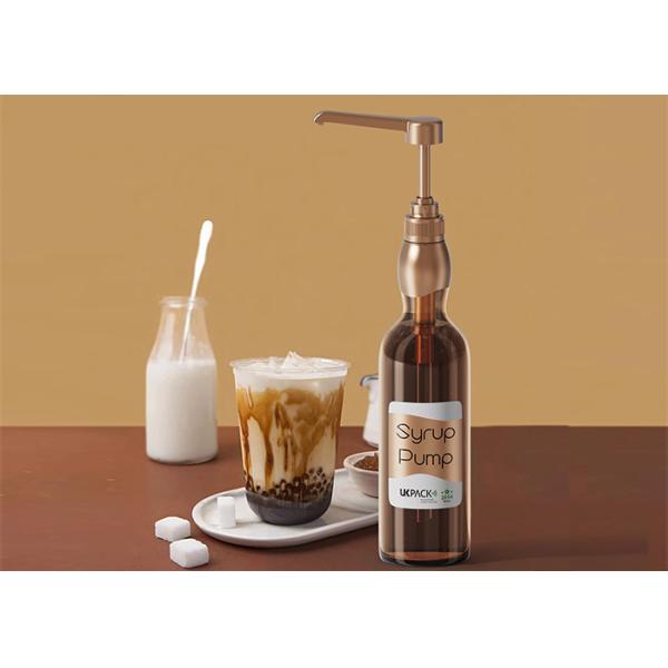 Round Push-Head Dispenser Pump For Food Syrup