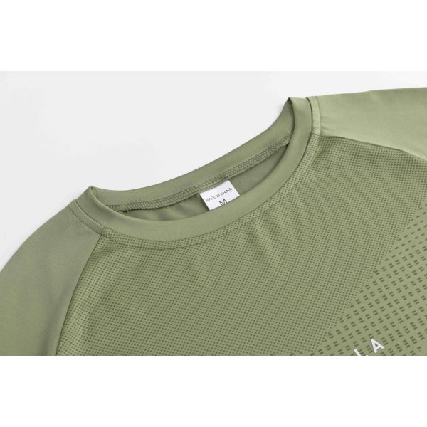 Men's Mesh Panel Quick Dry Compression Workout T Shirt for Activewear