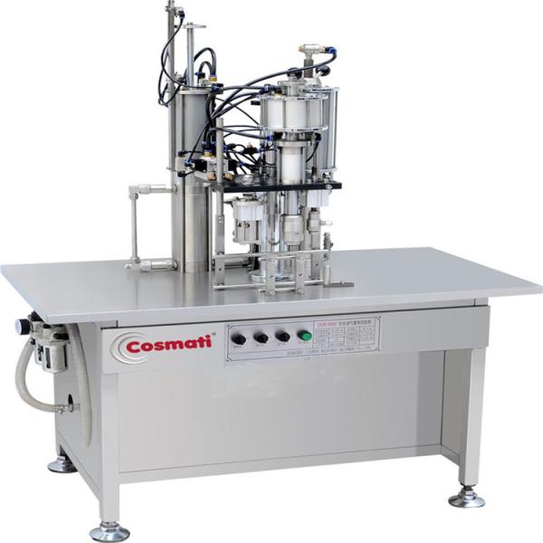 Semi Automatic Aerosol Body Spray Cans Filling Machines 1200 -1600cans / Hour