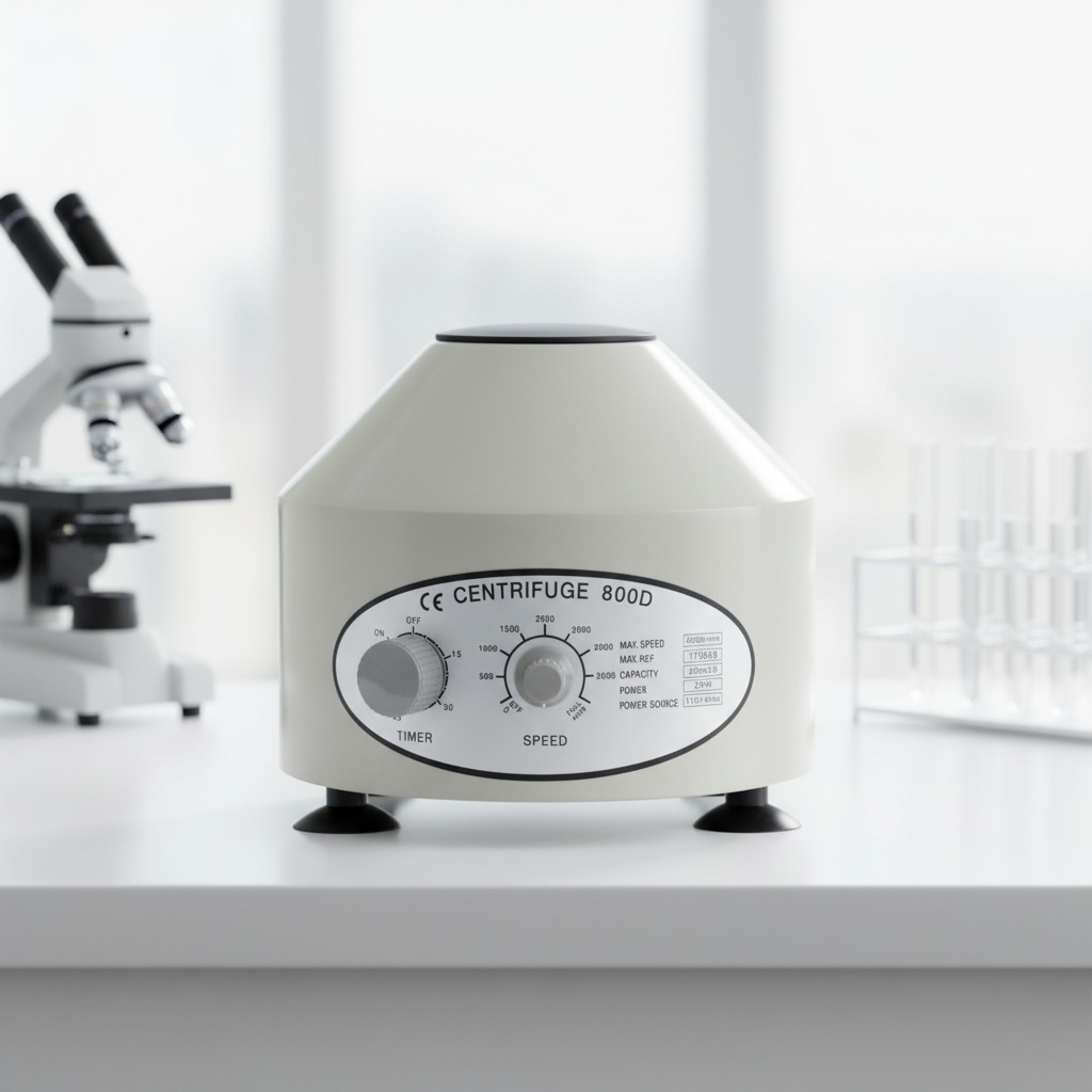 Factory Supports 800D Portable 4000rpm 6x10ml Angle Rotor Mini Centrifuge Laboratory Separation Equipment