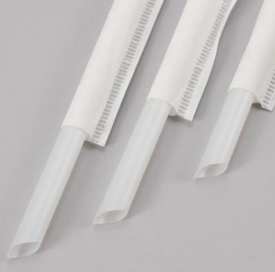 Flexible Boba Rice Disposable Plastic Straw Eco Friendly PLA Transparent