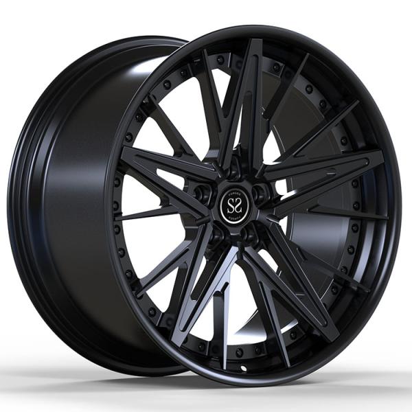 BMW 850i Coupe Custom Forged 2-PC Rims 21x9.5 and 21x10.5
