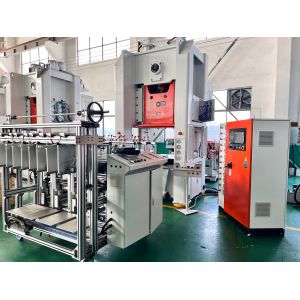 LK-T80 Aluminum Foil Container Machine with 80ton Press Capacity, Connectable to Scrap Baler for 24/7 Operation