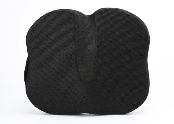 Wheelchair Massage Memory Foam Car Seat Pad , Black Memory Foam Travel Seat Cushion