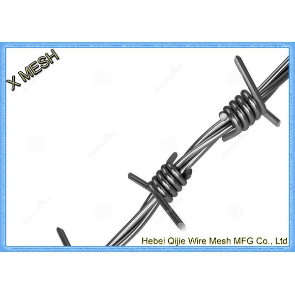 Border Security Protection Galvanized Barbed Wire Steel ASTM Standards
