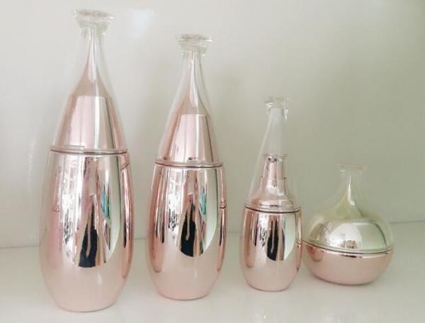 Attractive Glass Cosmetic Pump Bottle / 100ml Pump Bottles / Cosmetic Packaging Various Color