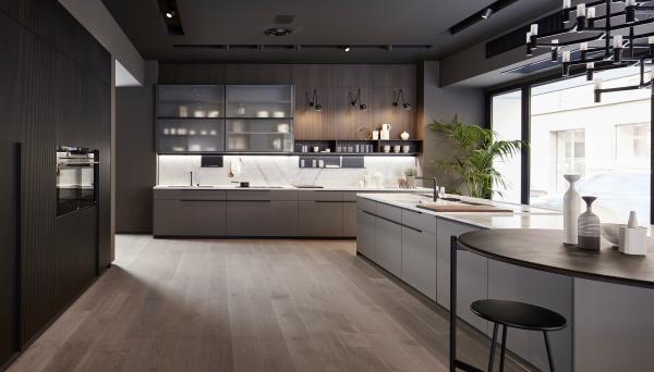 L Shaped Lacquer Kitchen Cabinet Tailored Custom Modern Kitchen Cabinets