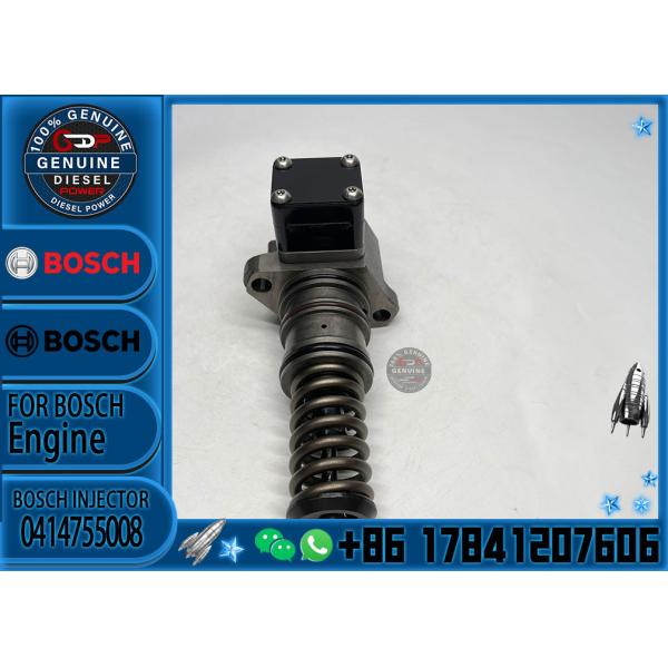 Inyector de combustible de tren común 0414755008 para motor DAF CF 9.2d 12.9d PE XE-C Euro motor