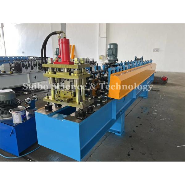Wall Panel Structure Drip Trim Roll Forming Machine 0.5mm By Chain Drive