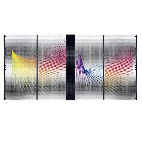 P5.2-10.4 Exibição LED exterior transparente 5000 nits Serviço de frente IP65