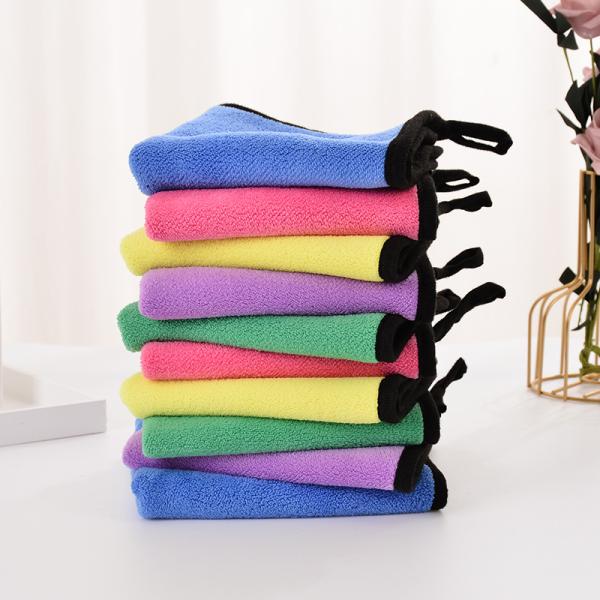 Автомобильное полотенце для стирки Коралловый бархатный чистящий абсорбентный ткань микроволокно Автомобильное полотенце на заказ 30 * 30 см