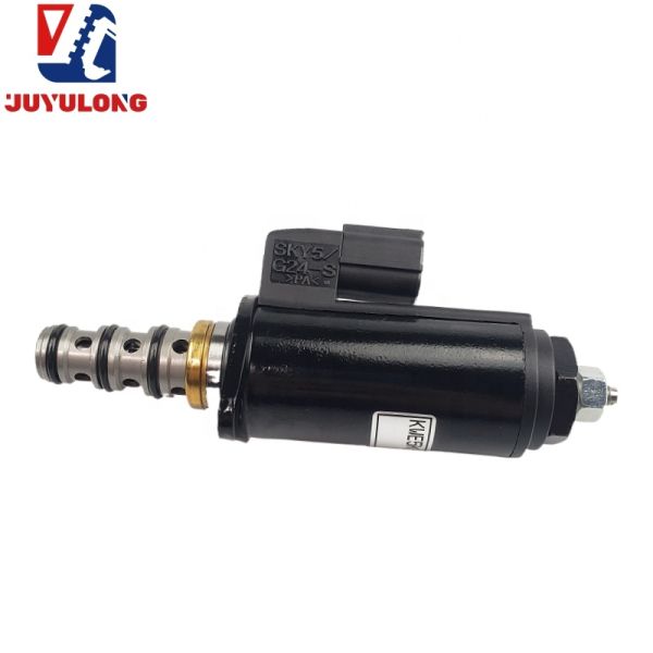 JUYULONG Hydraulic Pump Rotary Brake Solenoid Valve G24YB40 for Kobelco SK200 250 260-3-5-6 Construction Machinery Parts