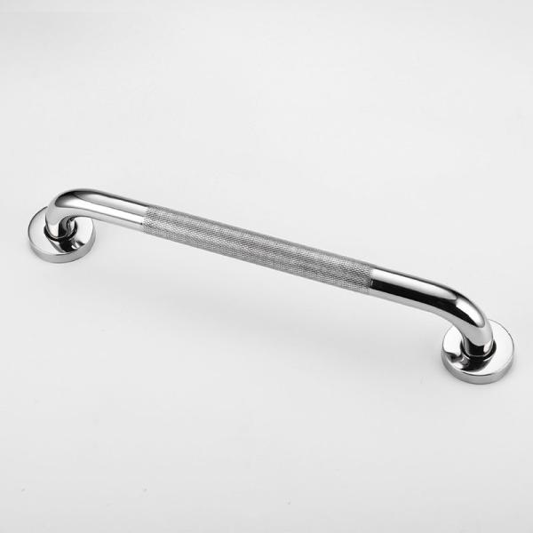 24 Knurled Grab Rail Aluminum Handrail Profiles For External Use In Line Bathroom Handle