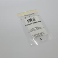 Sacos transparentes de polietileno de risco biológico com 50 embalagens descartáveis ​​para embalagem