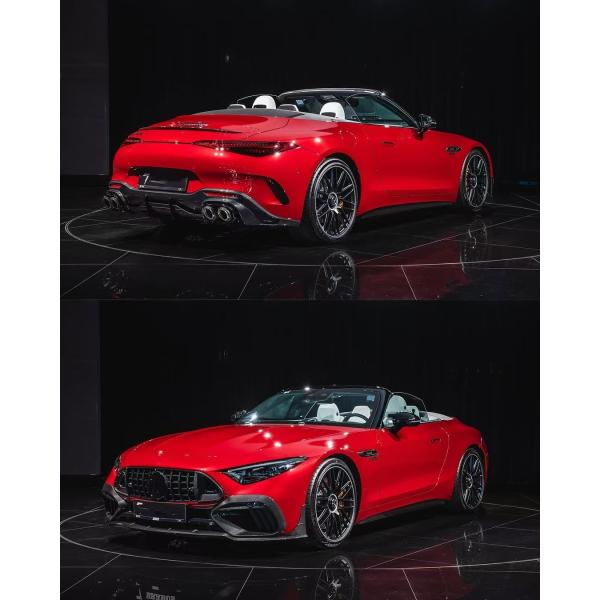 SL63 Mercedes Benz Sl Body Kit 2015 - 2016 BS Style Hood Spoiler Front Lip Diffuser