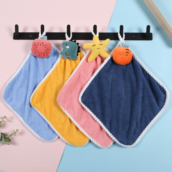 25*25 см многоцветные коралловые бархатные салфетки для мягкого абсорбента