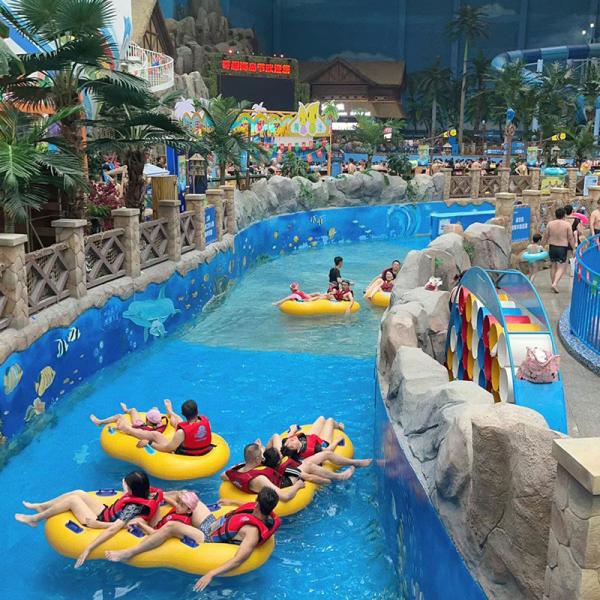 Water Playground Exciting Pool Slide Curve Water Slide Outdoor Park Games Water Floating Entertainment