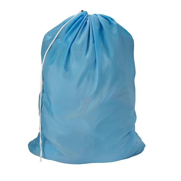 Commercial Heavy Duty Bulk Laundry Bags Folding Washing Drawstring Nylon Purple Bag