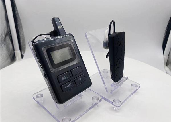 Lithium Battery Wireless Audio Guide Systems 860MHz - 870MHz