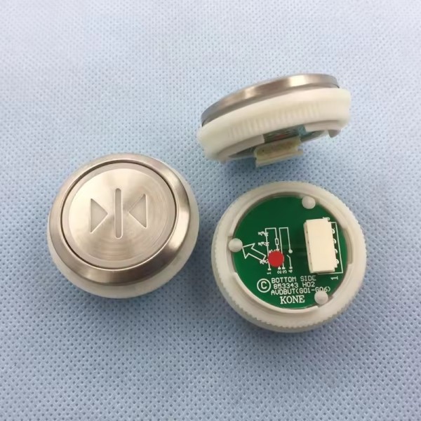 Modern Steel Elevator Push Button Spare Parts With Braille For Villa Hotel Use