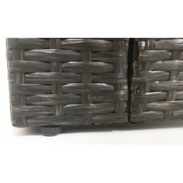 Factory Wholesale Rattan Wicker Outdoor Furniture 7 Pieces Corner Conversation Sofa Set