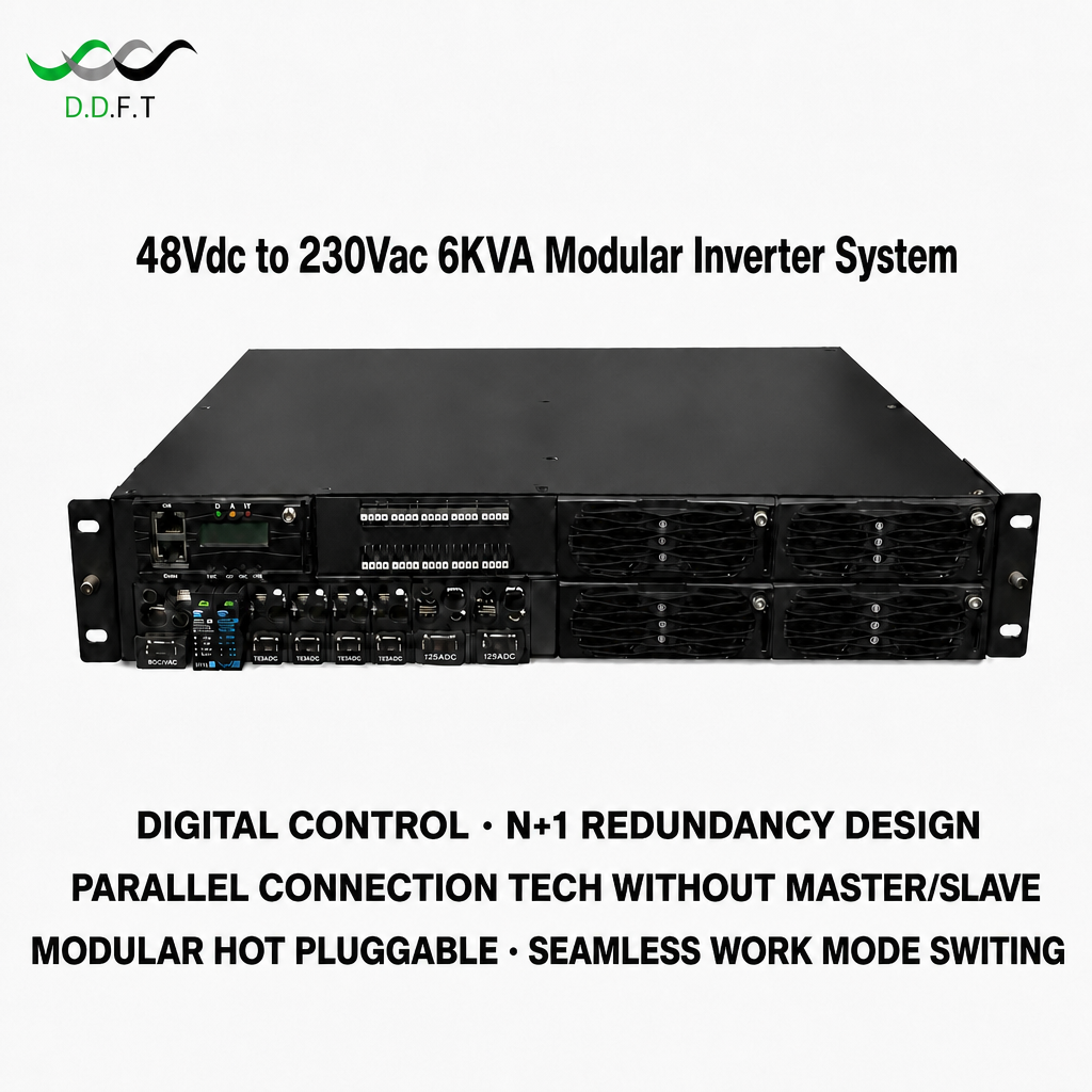 94% High Efficiency 2000W Pure Sine Wave Inverter Module for 48V DC to 220V AC 6KVA Inverter System 32-Bit DSP Digital Power Supply