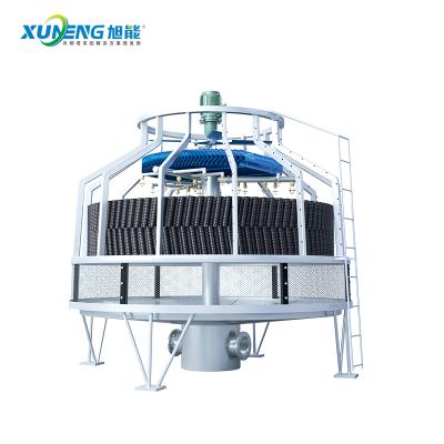 FRP Industrial Cooling Equipment Easy to Operate Round Shape Counter Flow Water Circle Cooling Tower