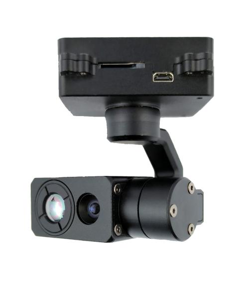 Luces visibles de enfoque fijo + 9,1 mm640 UAV de imágenes térmicas