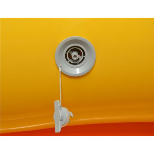 Commercial Yellow Inflatable Base For Water Park Equipment Combination